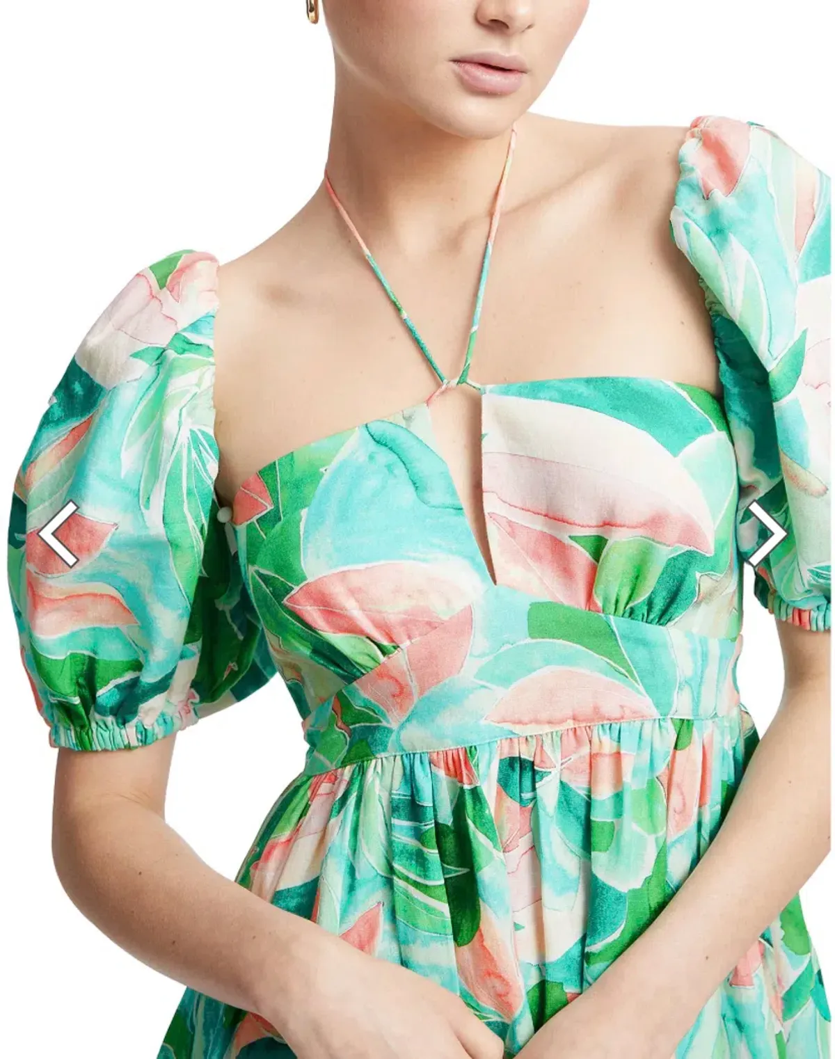 Steele Elm Dress Tropicana Size L/Au 12 - Image 2