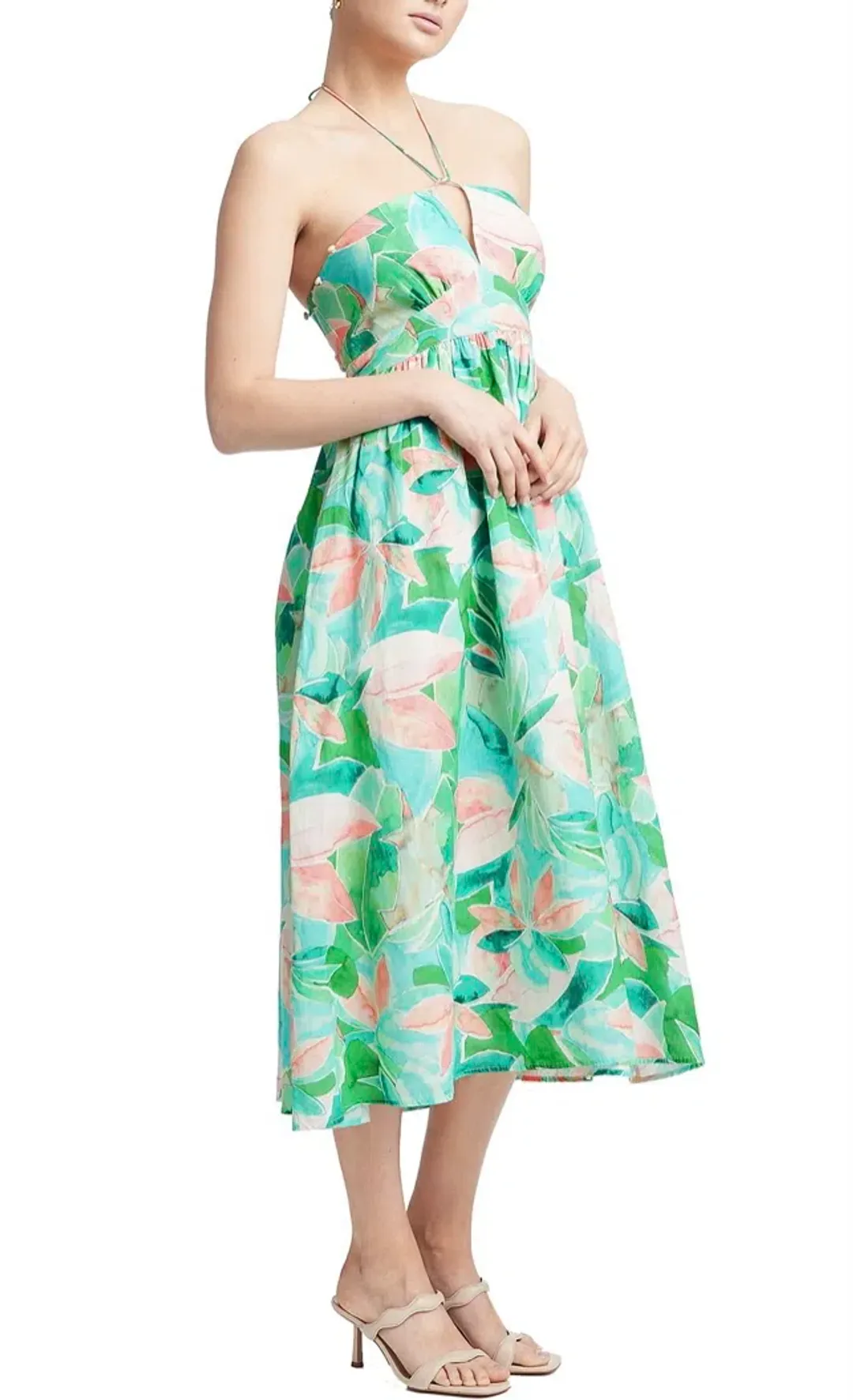 Steele Elm Dress Tropicana Size L/Au 12 for rent on The Volte - main image