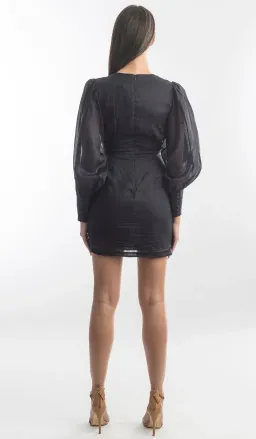 Joslin Studio Valerie Linen Ramie Dress Black Size 12 for rent on The Volte - image 2