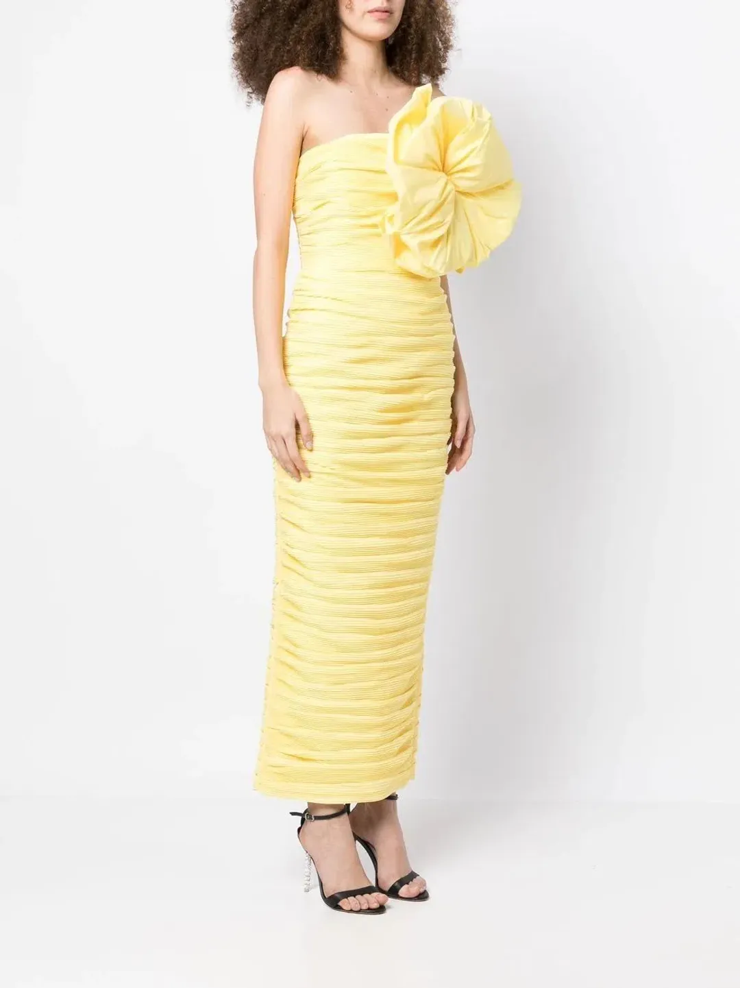 Rachel Gilbert Evana Dress Yellow Size 1/Au 8 for rent on The Volte - main image
