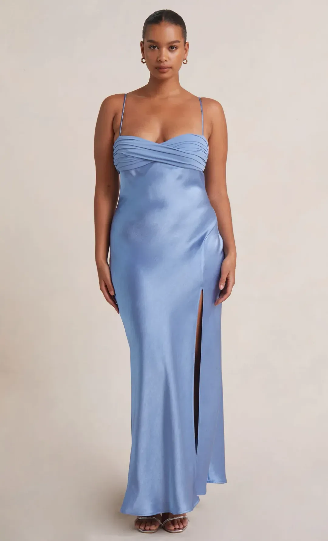 Bec & Bridge Julieta Maxi Dress Blue Size 8 for rent on The Volte - main image