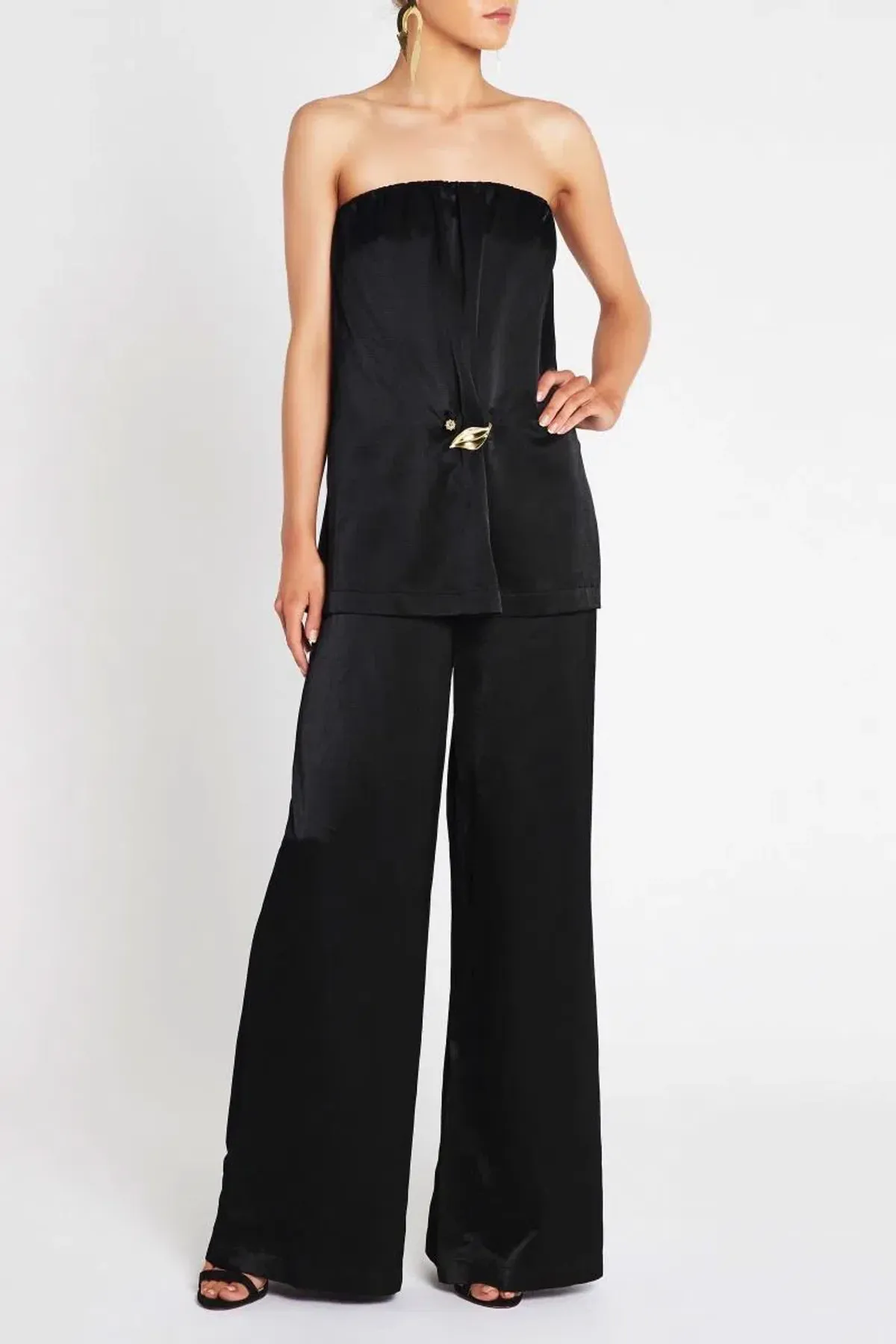 Sass & Bide Soul Suite Jumpsuit Black Size 8 for rent on The Volte - main image