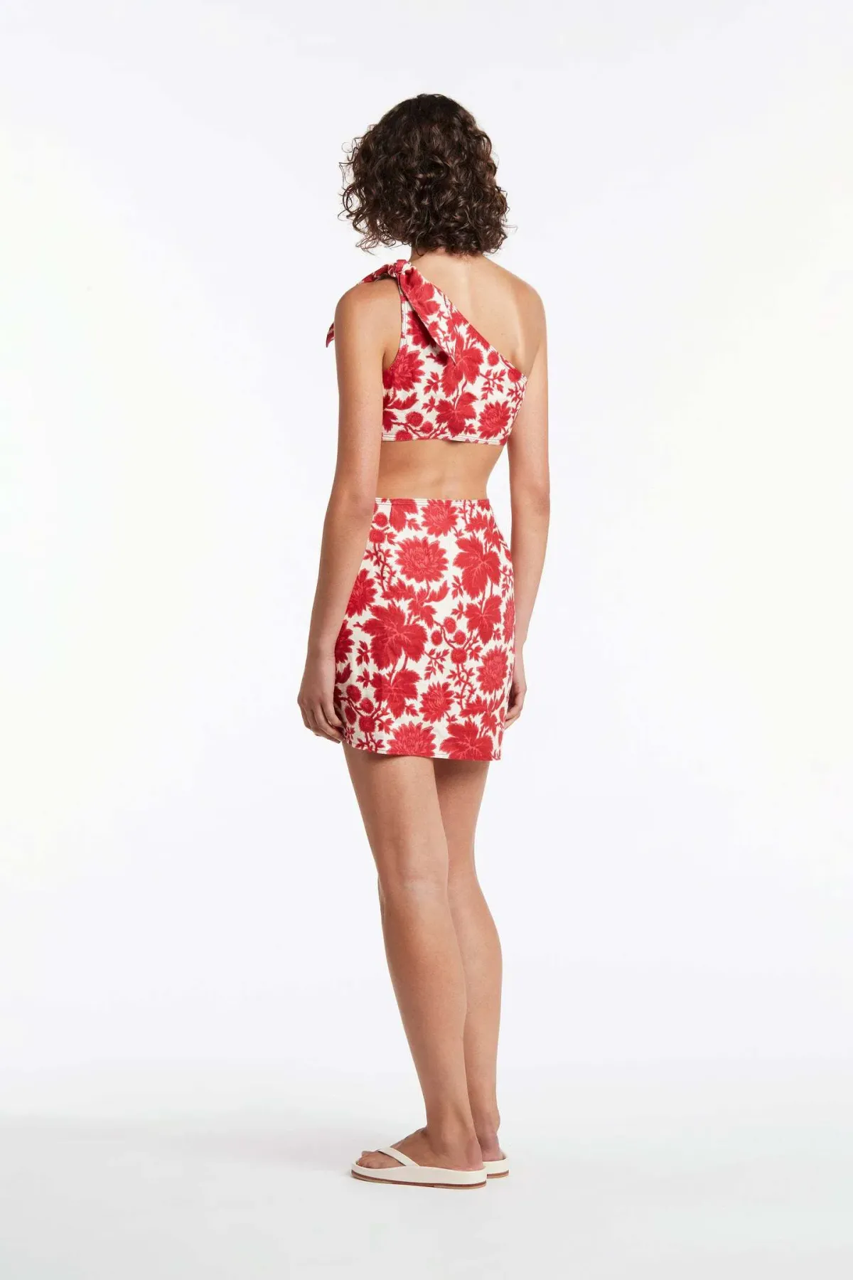 Sir The Label Cinta Cut Out Mini Dress Valentina Print Size 2 - Image 2