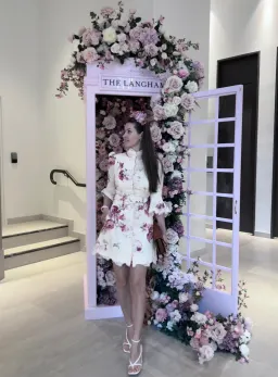 Zimmermann High Tide Applique Mini Dress Cream Poppy Floral Size 8 for rent on The Volte - image 2