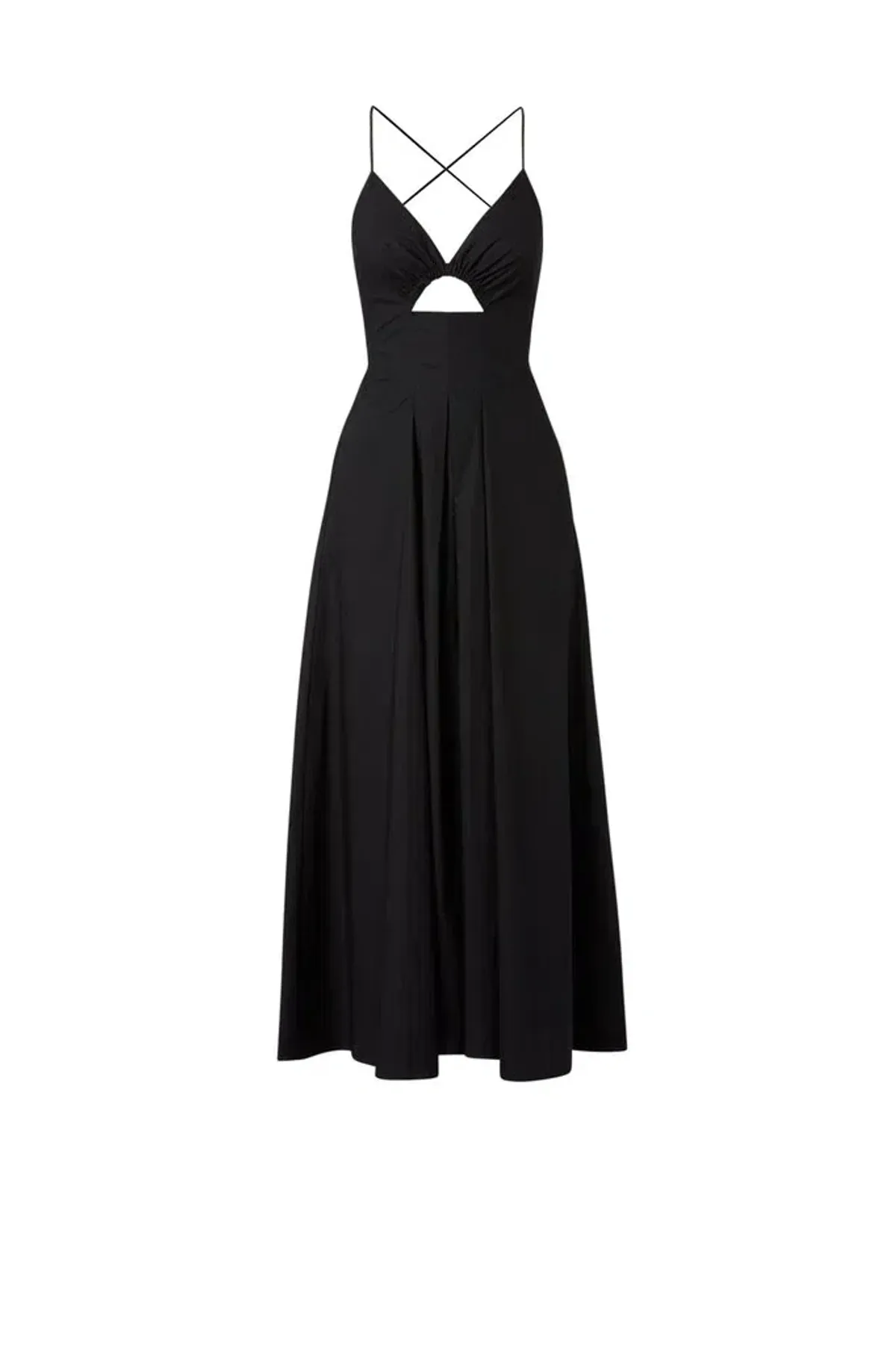 Scanlan Theodore Cotton Strappy Dress Black Size 6 / XS - Image 3