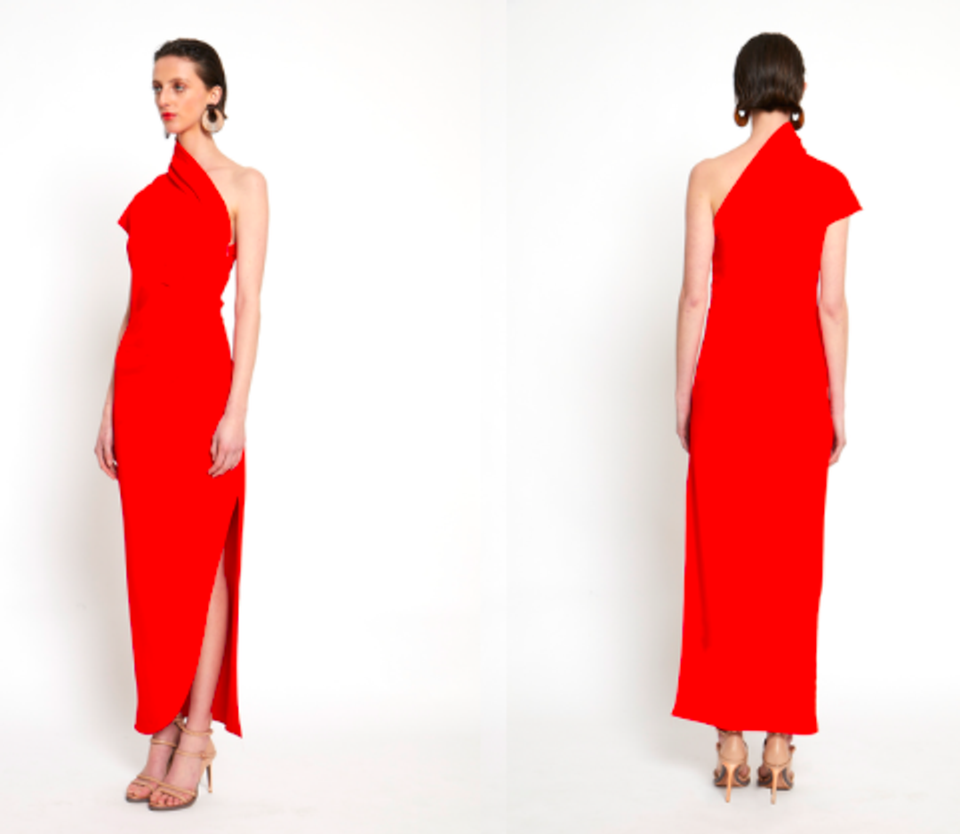 Ginger & Smart Curator Gown Red Size 12 for rent on The Volte - main image