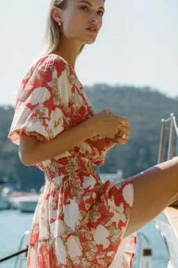 Kivari Helena Cotton Mini Dress Print Size 12 for rent on The Volte - image 3
