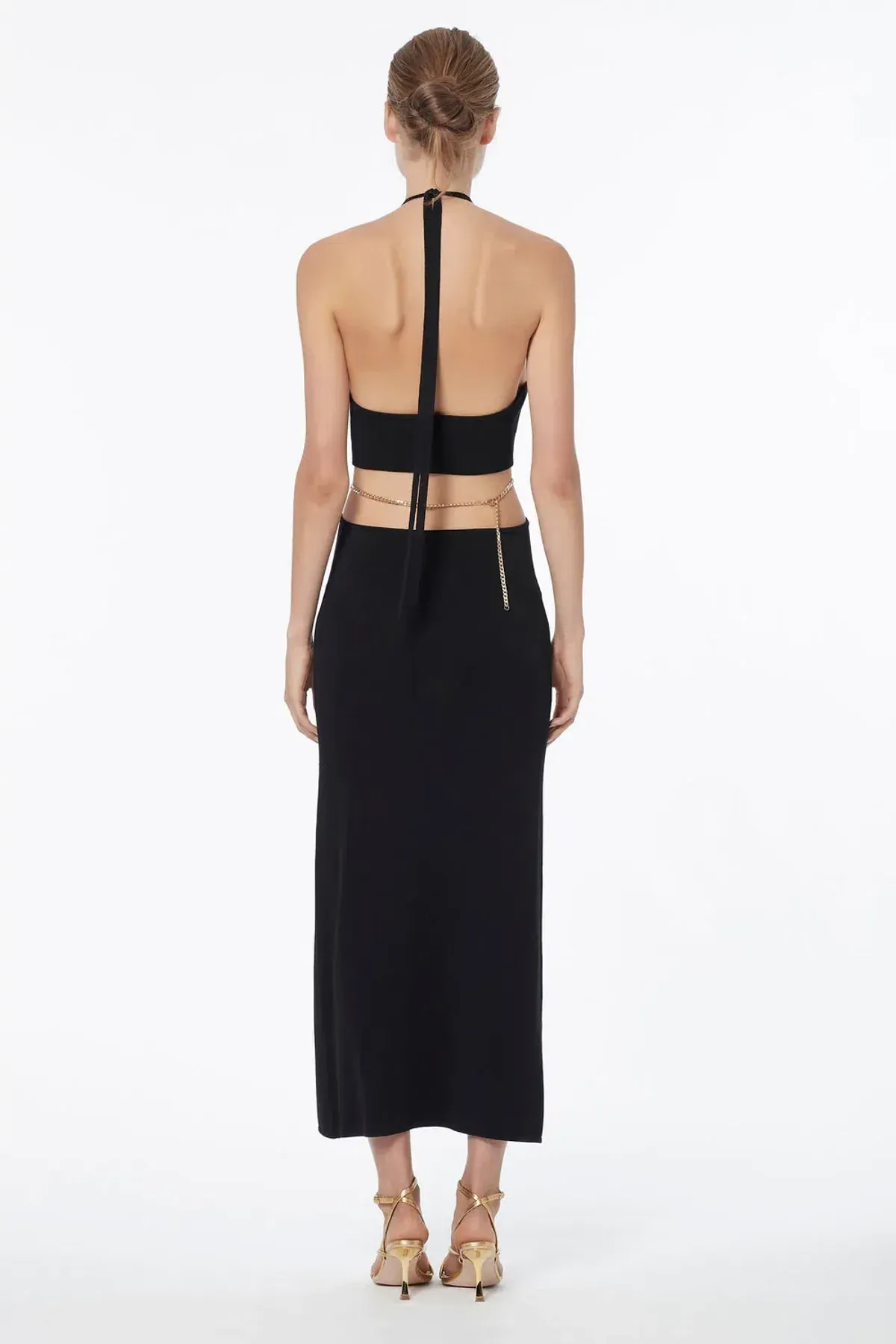 Manning Cartell Limitless Knit Chain Dress Black Size 6 - Image 4