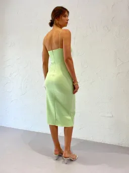 Bec & Bridge Apple Clover Midi Dress Green Size 12 for rent on The Volte - image 4