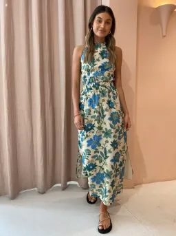Sir the Label Celia Cross Back Gown in Marguerite Print Size 8 for rent on The Volte - image 2
