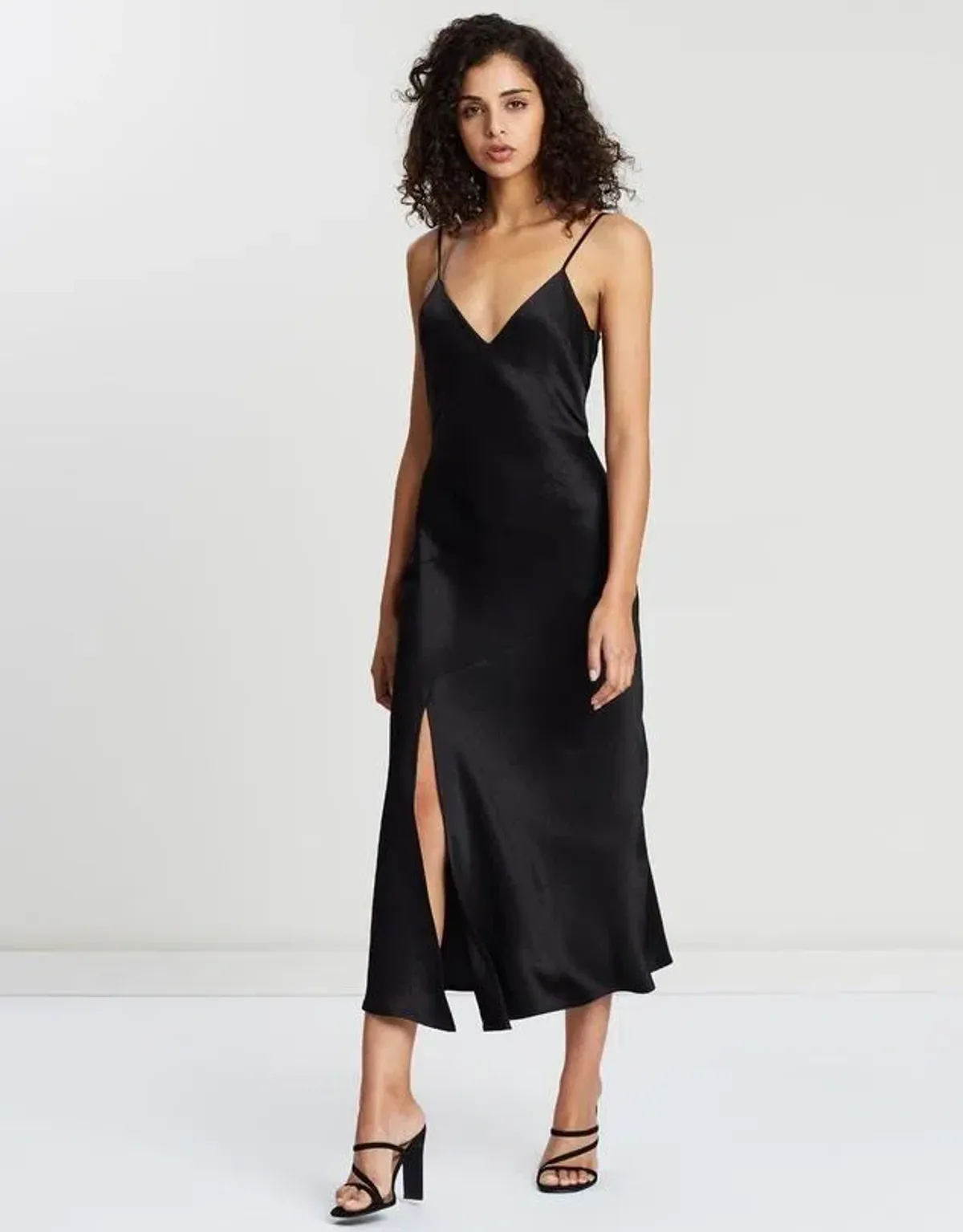 Bec & Bridge Gabrielle V Neck Dress Black Size 10 - Image 1