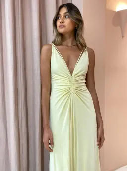 Significant Other Sassari Dress Lemon Size 12 for rent on The Volte - image 2
