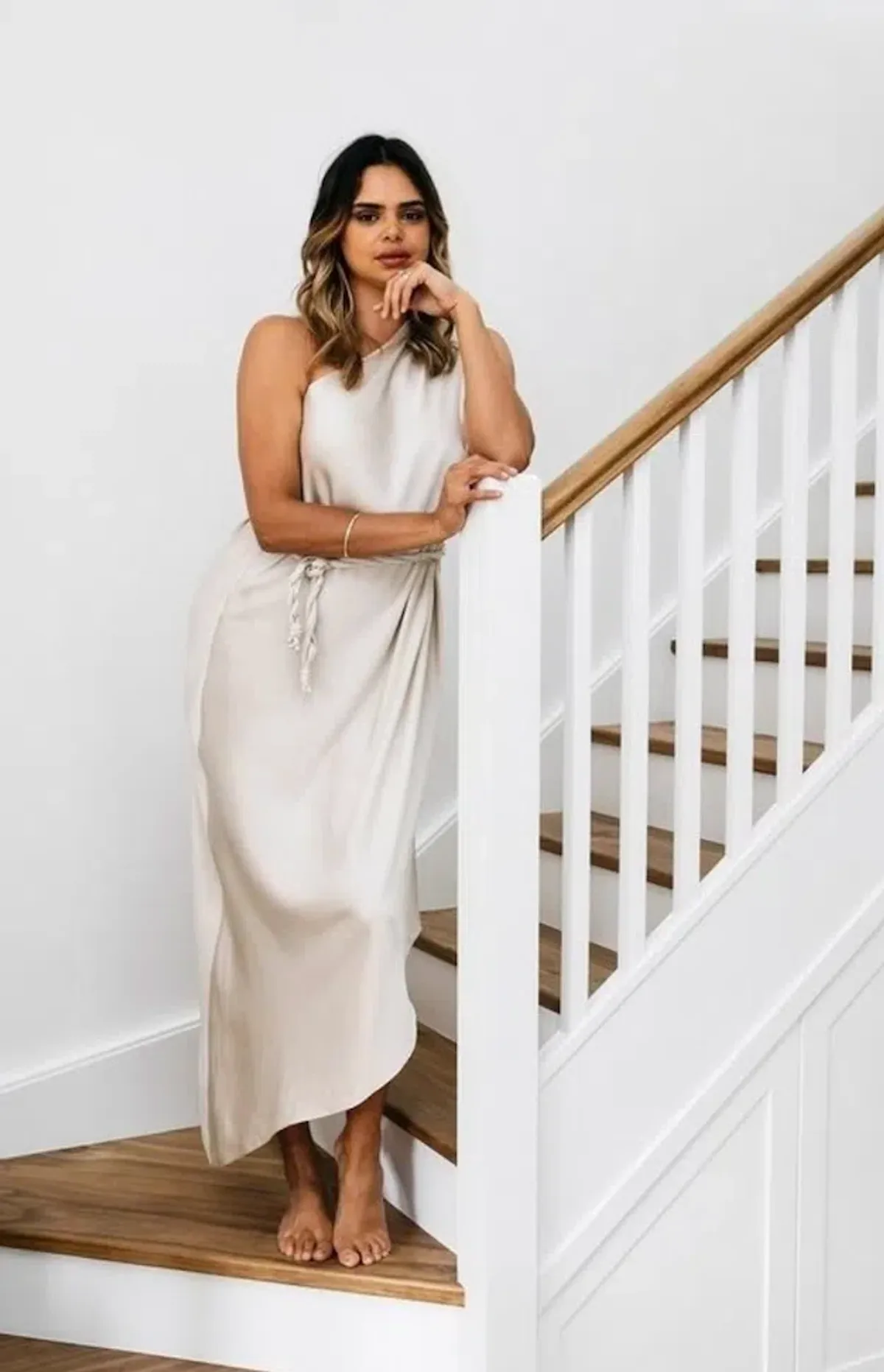 Bianca Spender Ibiza Dress Stone Size 1 / Au 8 - Image 2