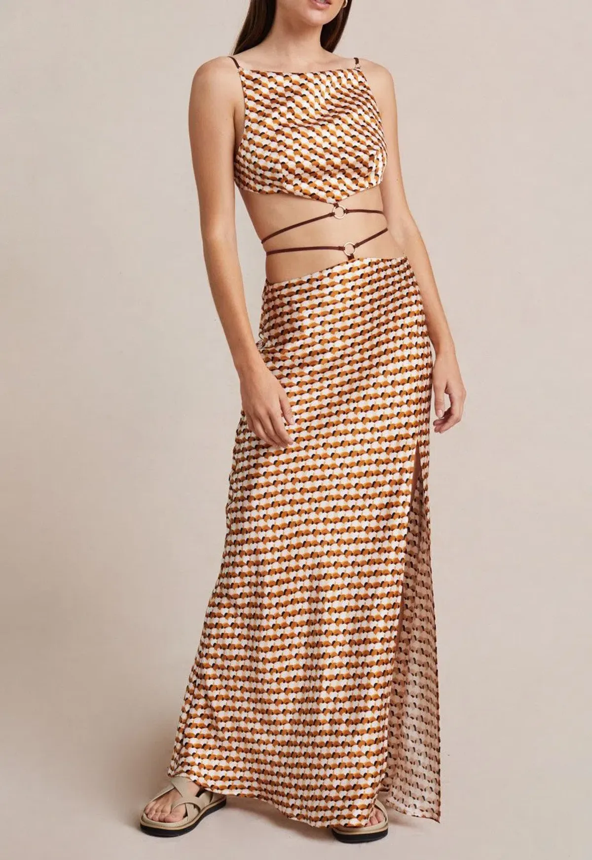 Bec & Bridge Casablanca Top Size 10 and Maxi Skirt Size 12 Set Print for rent on The Volte - main image