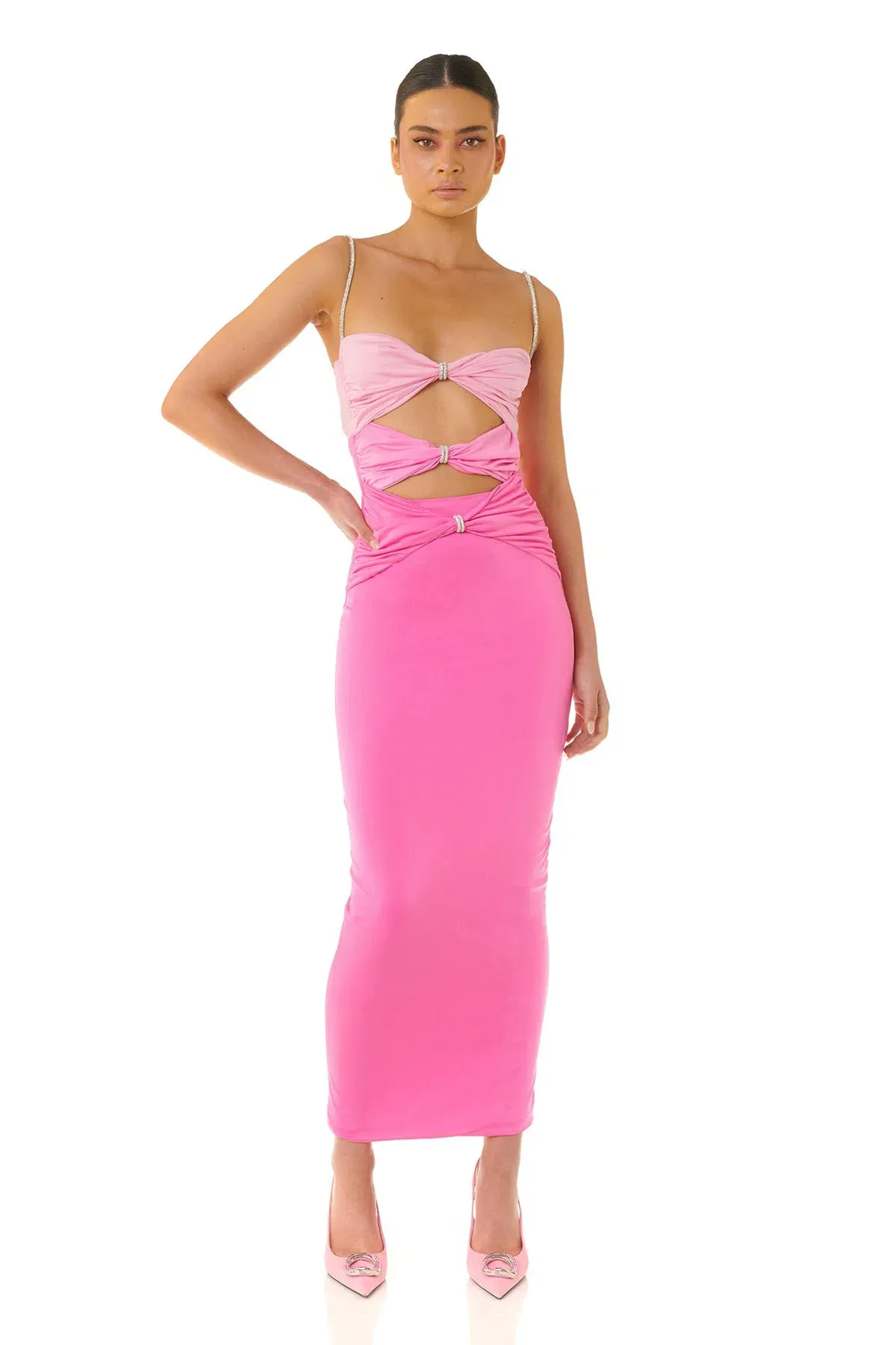 Eliya The Label Zora Dress Pink Size M / Au 10 - Image 1