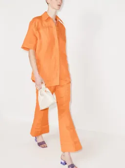 Aje Cantina Flared Pants Orange Size S / AU 8 for rent on The Volte - image 1
