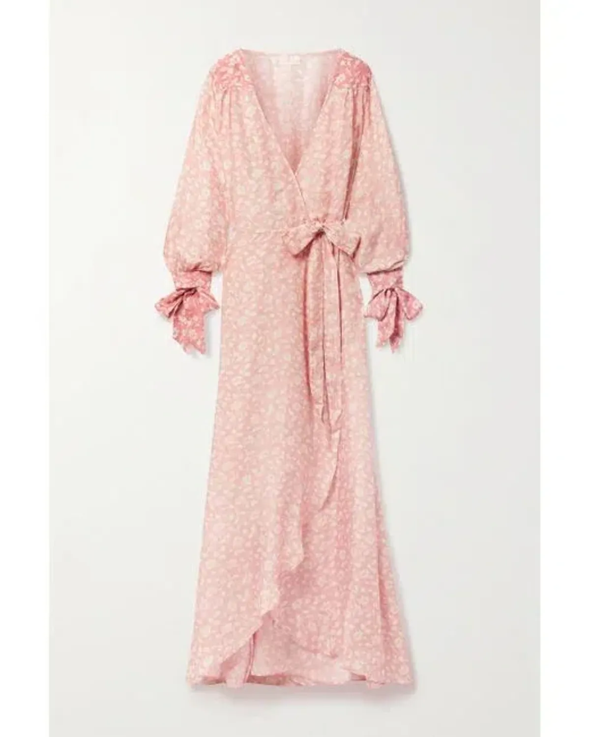 Hannah Artwear Luna Silk Wrap Maxi Dress Floral One Size - Image 5
