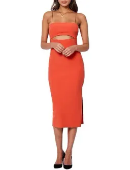 Bec & Bridge Alexandra midi orange dress size 8 for rent on The Volte - image 1