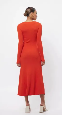 Mossman twists and turn dress in chilli for rent on The Volte - image 2