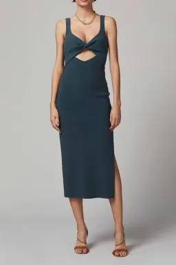 Bec & Bridge Joelle Midi Dress Fern Size 6 / XS for rent on The Volte - image 1
