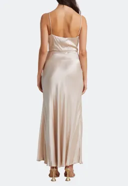 Bec & Bridge Moon Dance Midi Dress Sand Size 8 / S for rent on The Volte - image 3