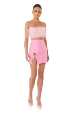 Eliya The Label Simone Skirt & Heather Top Pink Size AU 12 for rent on The Volte - image 1