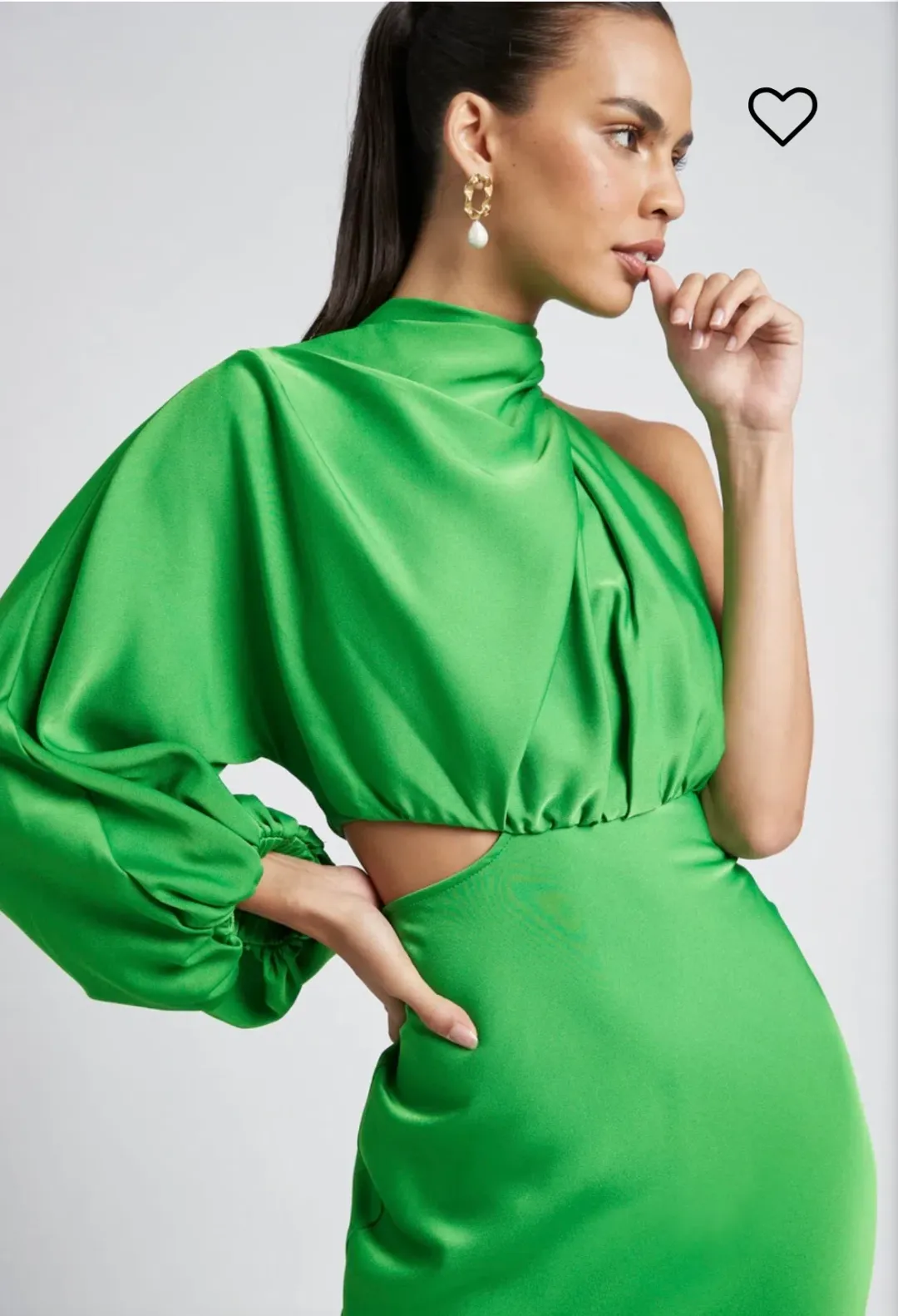 Sheike Olivia Maxi Forest Green Size 8 for rent on The Volte - main image
