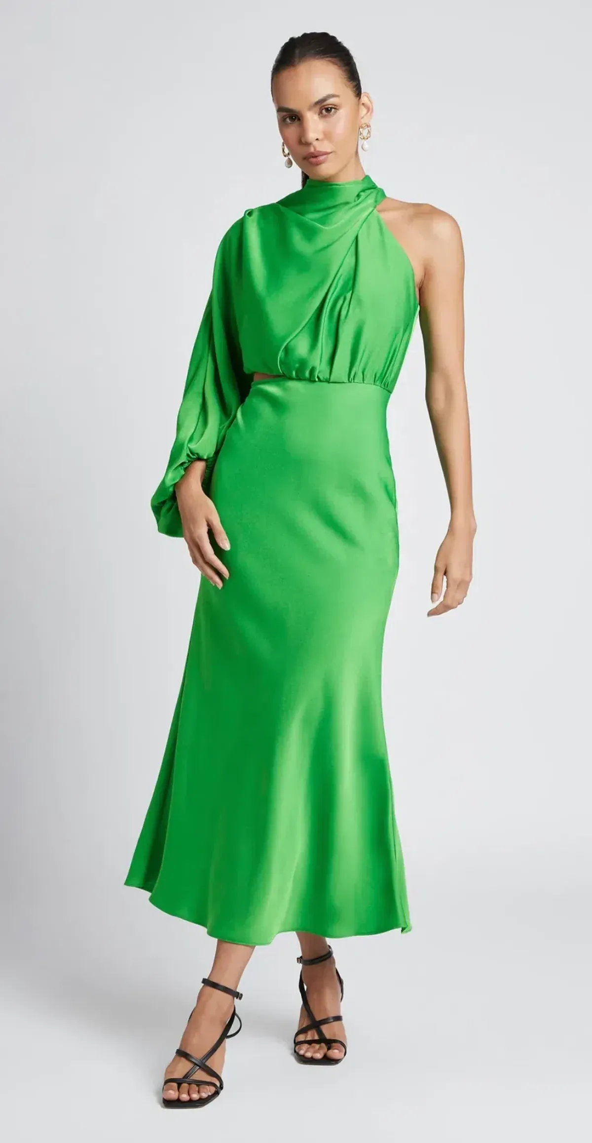 Sheike Olivia Maxi Forest Green Size 8 for rent on The Volte - main image