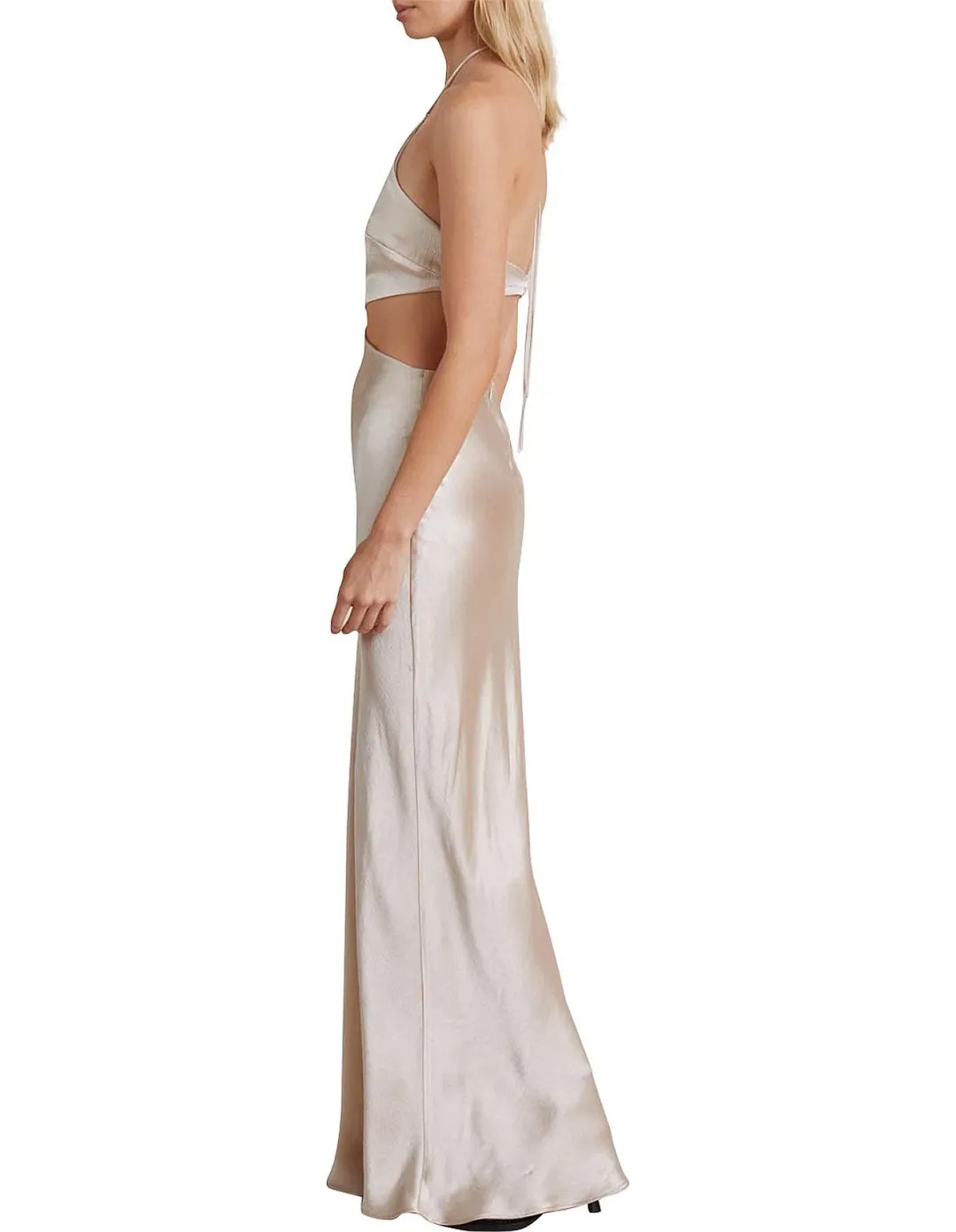 Bec & Bridge Kara Maxi Dress Sand Size 12 for rent on The Volte - main image