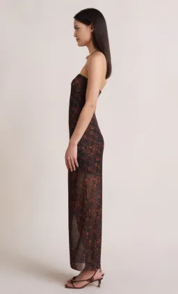 Bec & Bridge Checkmate Strapless Maxi Dress Print Size 12 for rent on The Volte - image 4