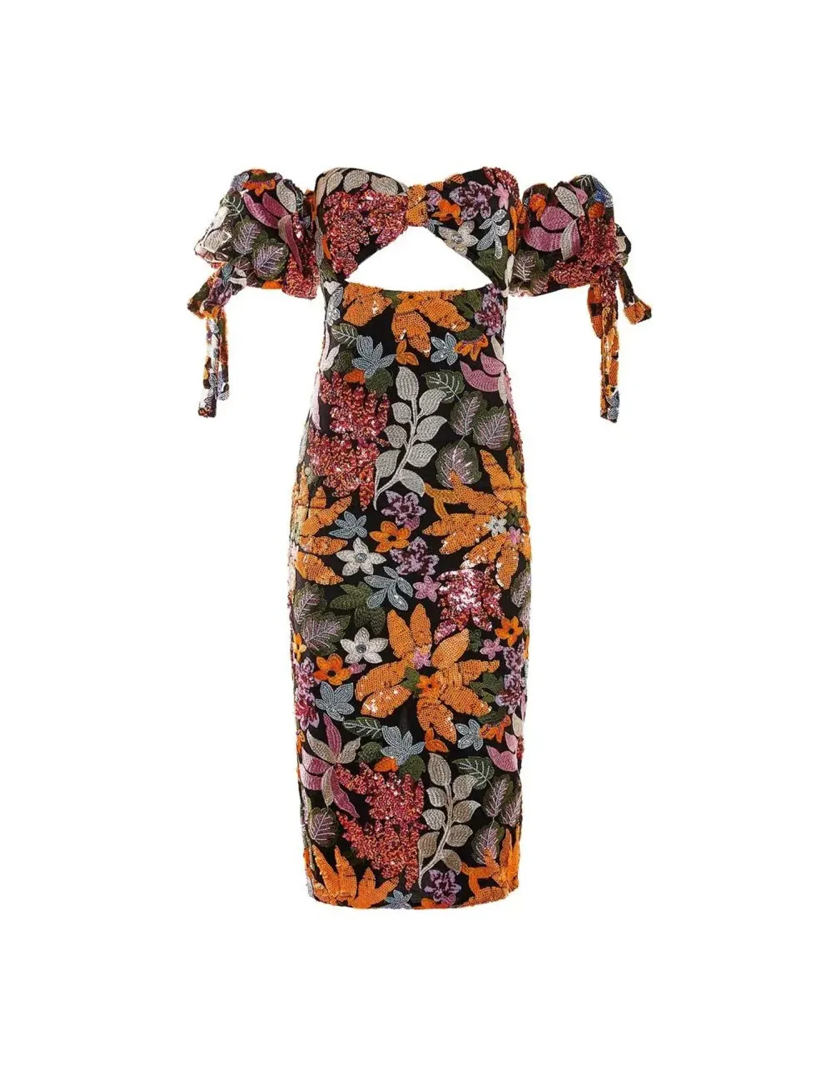 Alamour the Label Flora Midi Dress Sequin Size M/ AU 10 - Image 3