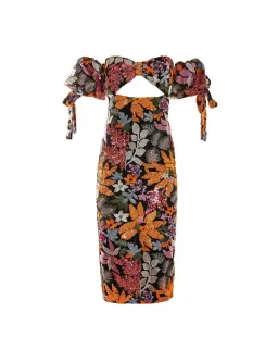Alamour the Label Flora Midi Dress Sequin Size M/ AU 10 for rent on The Volte - image 3