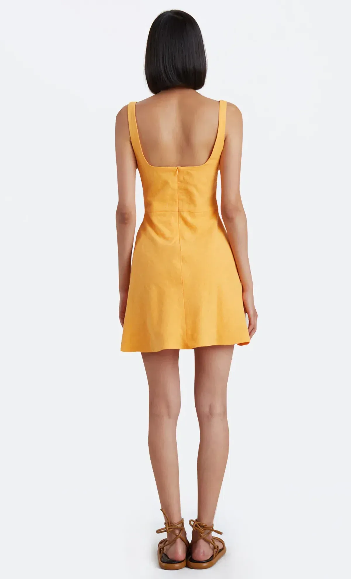 Bec & Bridge Phoebe Mini Dress Mandarin Size 10 - Image 3
