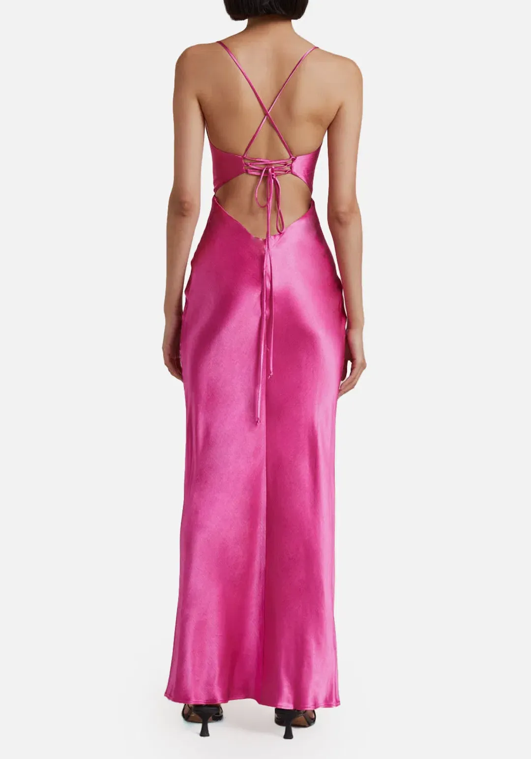 Bec & Bridge Loren Maxi Dress Pink Size 8 / S for rent on The Volte - main image