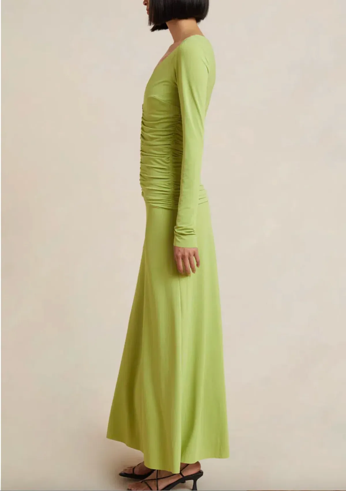 Bec & Bridge Myla Long Sleeve Maxi Dress Green Size 8 / S - Image 3