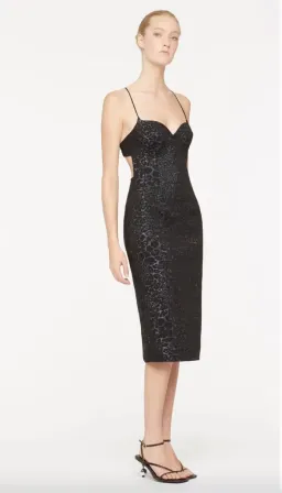 Manning Cartell Charmed I'm Sure Midi Dress Black Size 6 for rent on The Volte - image 2
