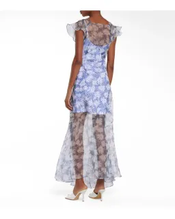 Sir the Label Anais Silk Dress Floral Size 1 / AU 8 for rent on The Volte - image 2