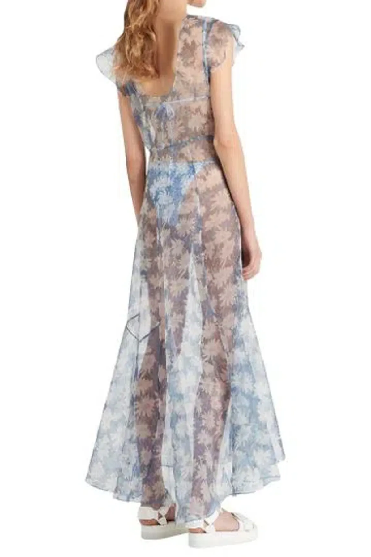Sir the Label Anais Silk Dress Floral Size 1 / AU 8 - Image 4