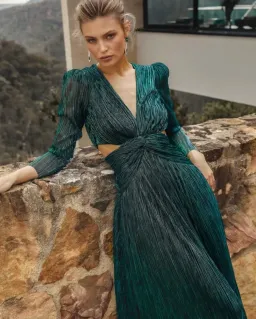 Sheike Sold Out Style Millenium Dress Green Size AU 6 for rent on The Volte - image 1