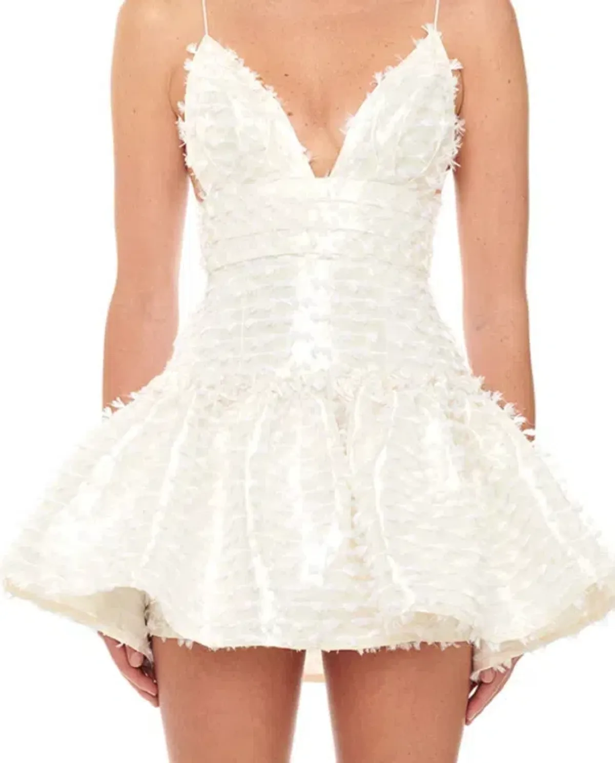 Eliya The Label Daisy Dress Ivory White Size AU 10 - Image 3