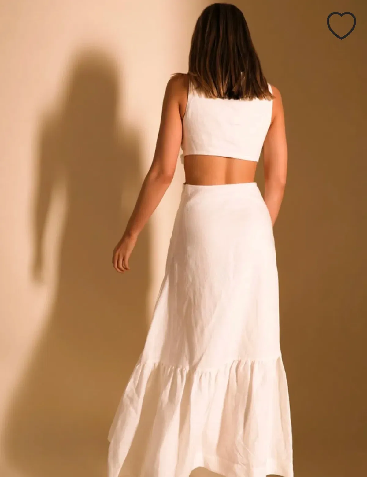 Lover Montana tie maxi dress White Size AU 8 - Image 3