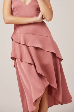 Finders Keepers Seasons Dress Soft Mauve for rent on The Volte - image 3