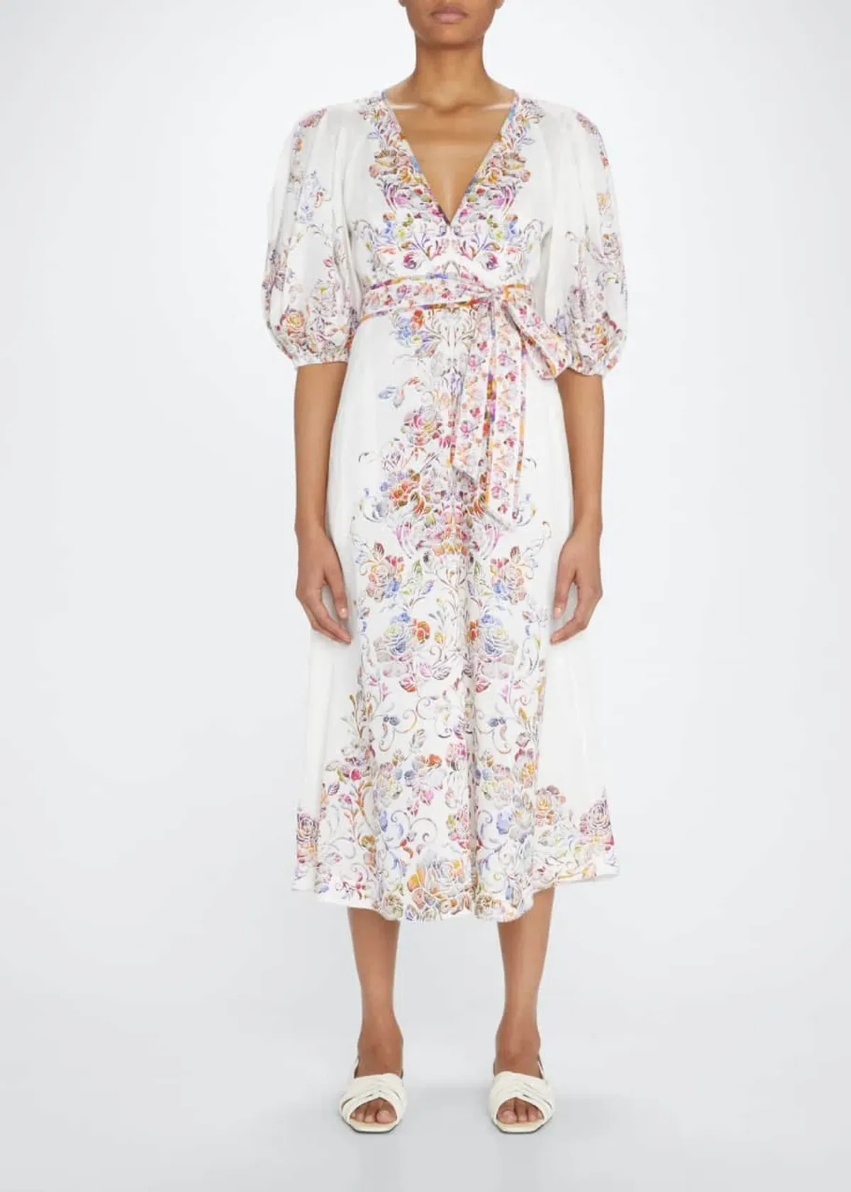 Zimmermann Prima Day Midi Dress Floral Size 0/ Au 8 - Image 1