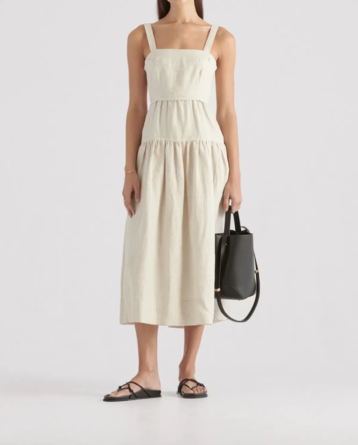 Elka Collective Farnsworth Dress Natural Size 10 / M - Image 1