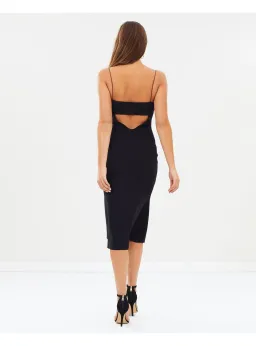 Bec & Bridge Te Amo Scoop Midi Dress Black Size AU 8 for rent on The Volte - image 3