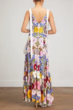 Rachel Gilbert Nya Gown Maxi Dress Floral Size AU 8 for rent on The Volte - image 3