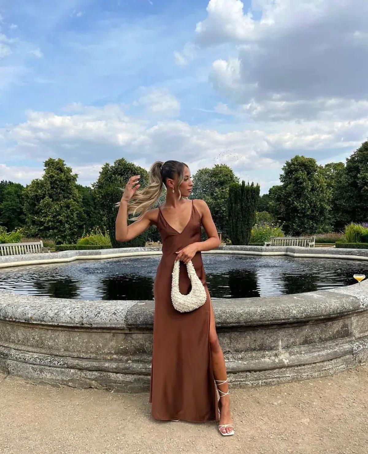 Rat & Boa Cocoa Maxi Dress Brown Size 8 - Image 2