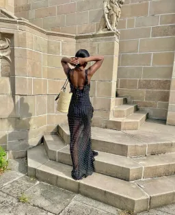 Rat And Boa Gisele Maxi Dress Black Size 6 for rent on The Volte - image 4