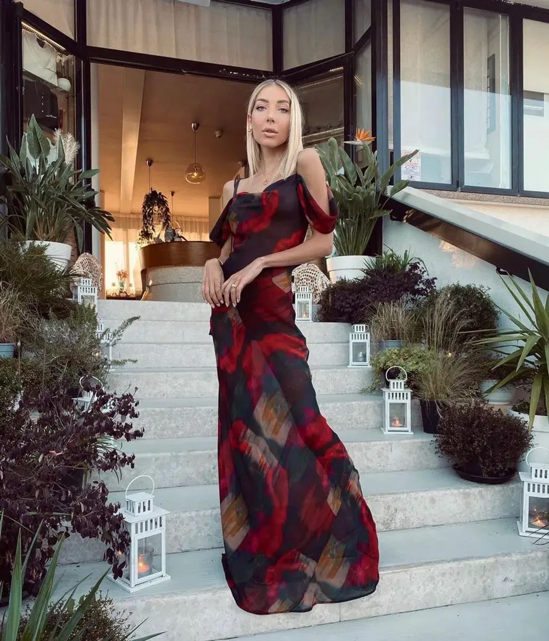 Rat and Boa Adriana Maxi Dress Multi Size Xs/AU 6 for rent on The Volte - main image