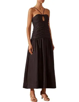 Shona Joy Thea Sleevless Keyhole Midi Dress Black Size 8 for rent on The Volte - image 2